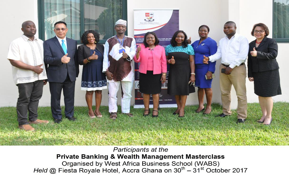 Participants at the Private Banking & Wealth Management Masterclass