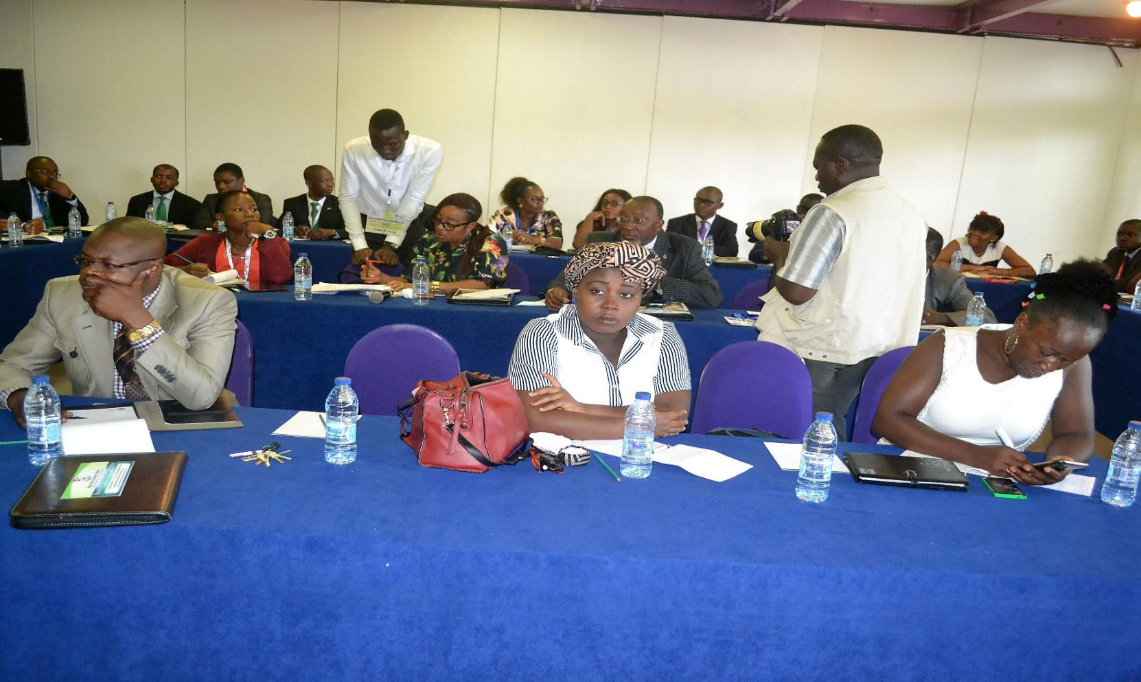 Delegates at a West Africa Business School training session